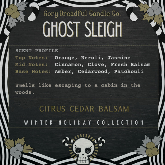 Ghost Sleigh Sizzling Room Salt Crystal Potpourri: Citrus Cedar Balsam Scent - Picture 2 of 9